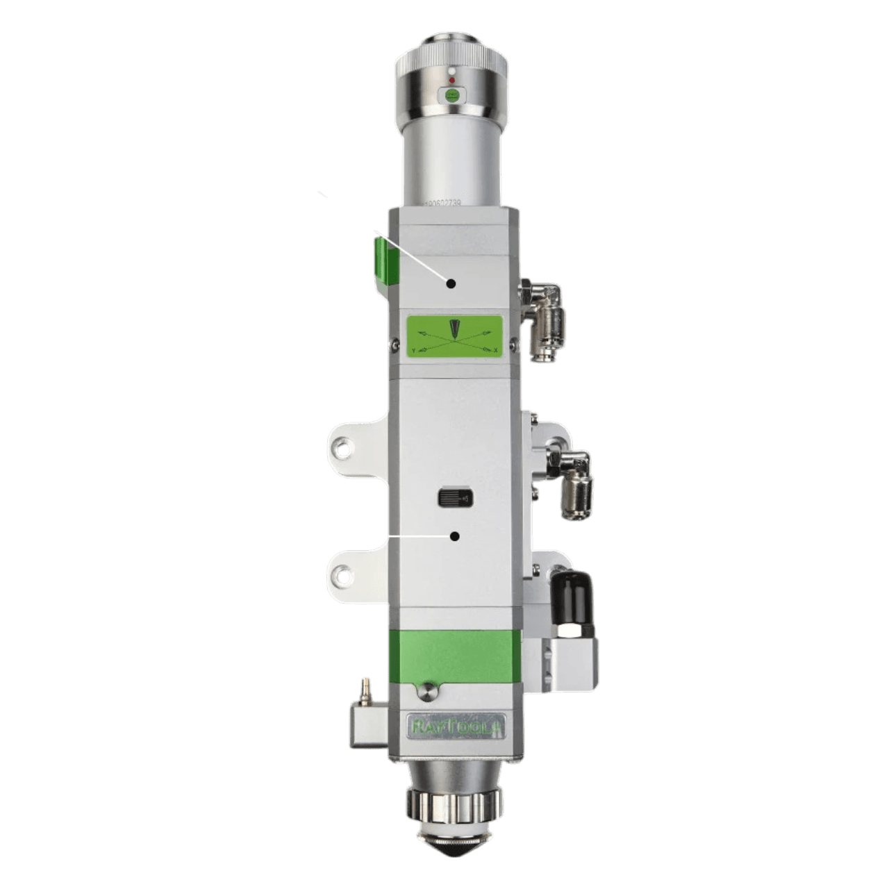 raytools bm109 qbh pulse f125 auto-focus cutting head for fiber laser up to 1.5kw image 1