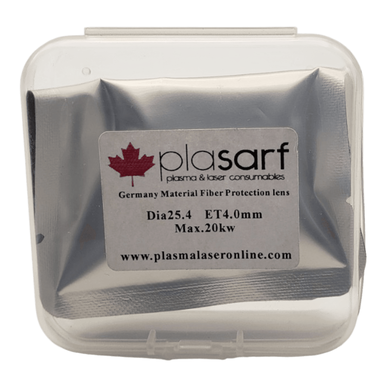 protective window d25.4mm et4mm 1090 nm for fiber laser up to 20kw - germany material