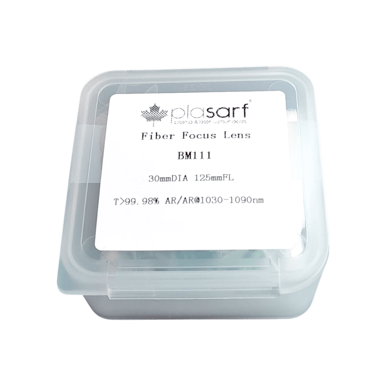 laser cutting focus lens with holder d30 f125 1090nm for raytools bm111 laser cutting head image 1