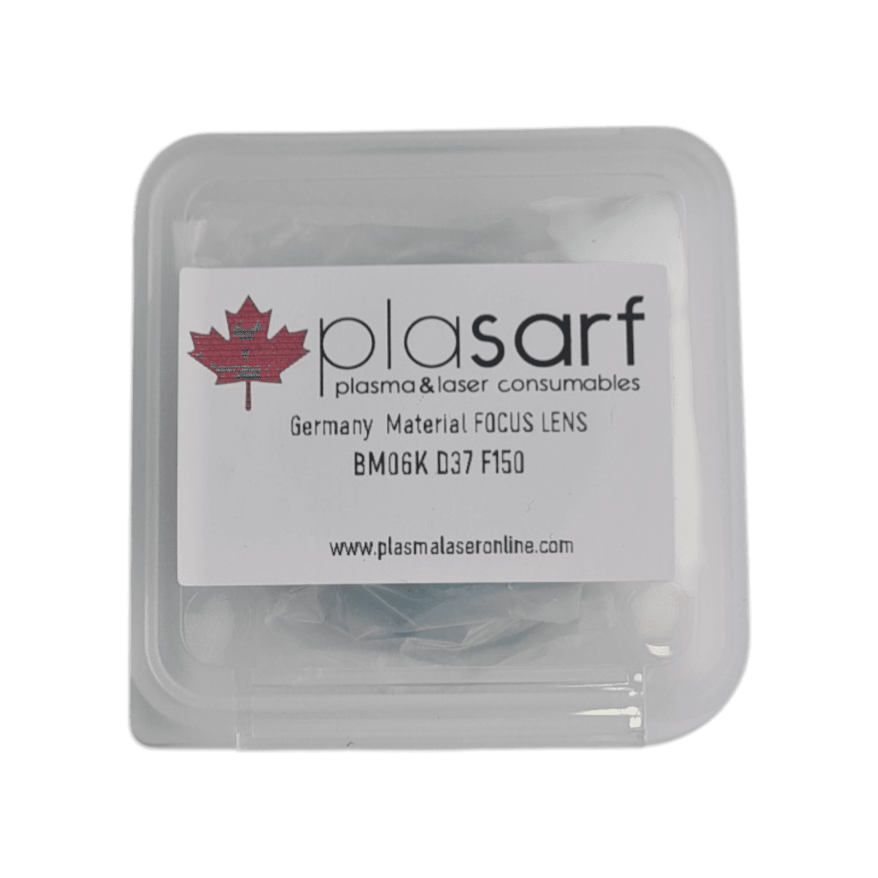 laser cutting focus lens with holder d37 f150 for raytools bm06k laser cutting head image 1