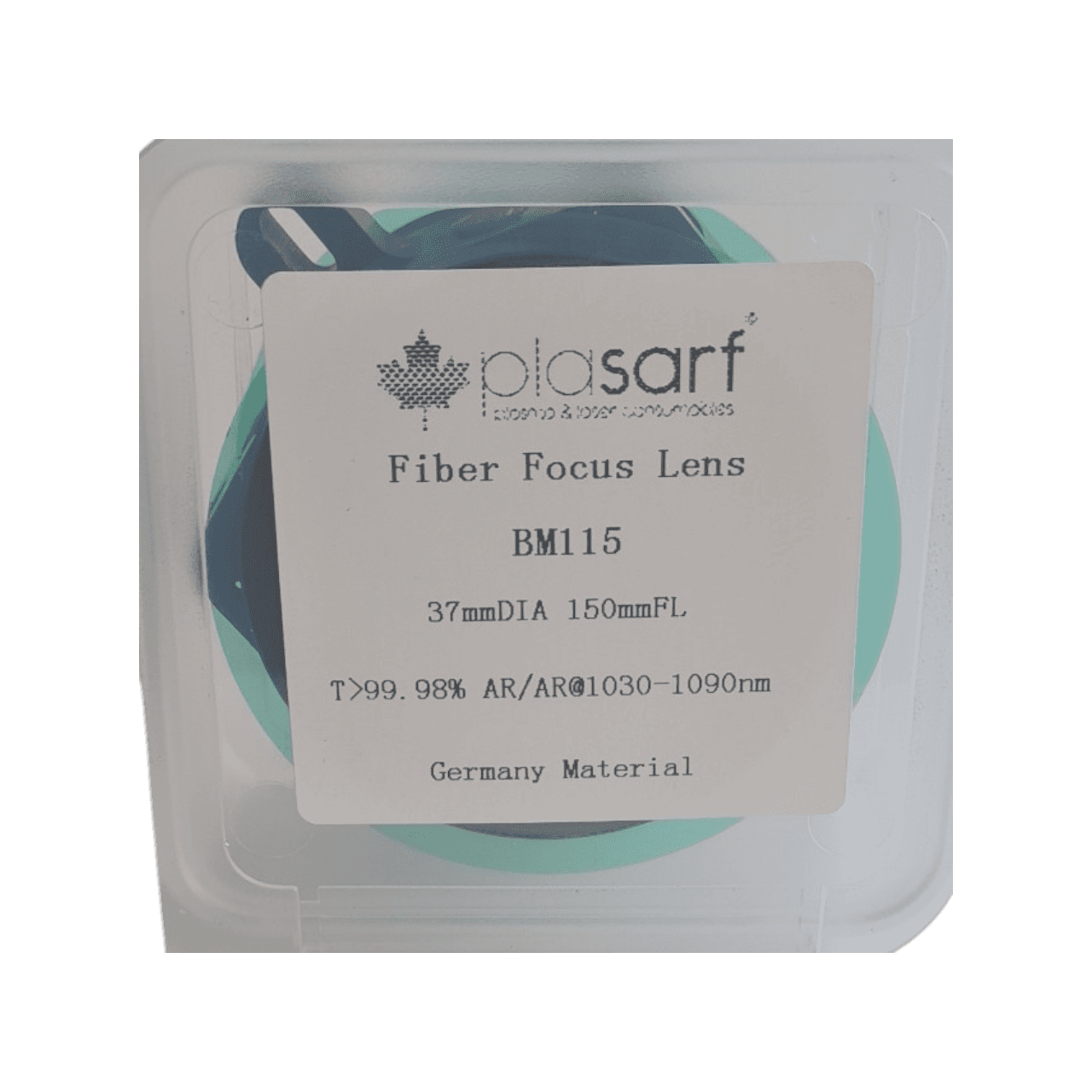 laser cutting focus lens with holder d37 f150 for raytools bm115 laser cutting head image 1