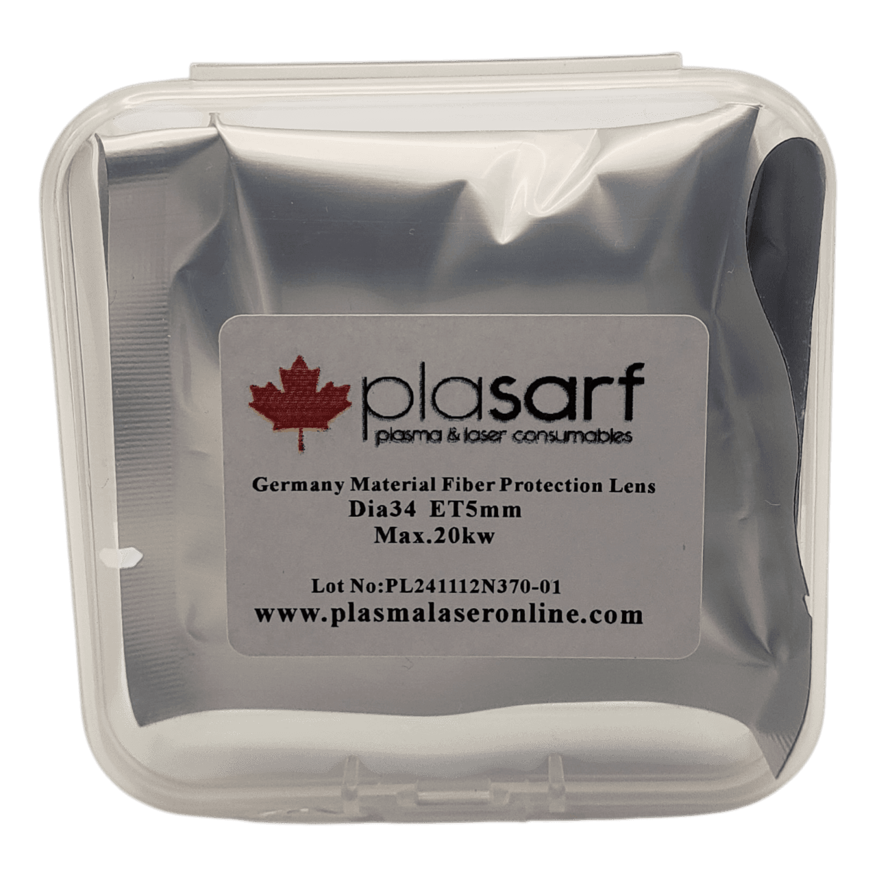 D34 ET5mm 1090nm 20KW Protective Window For Fiber Laser Germany Material image 1