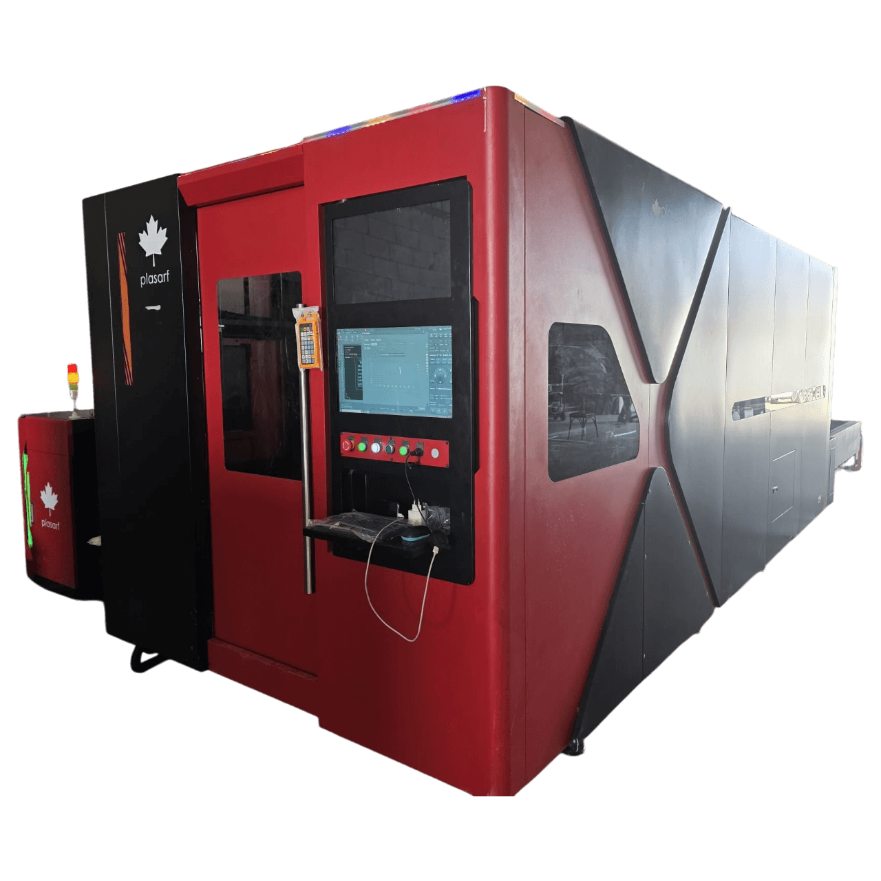 PL-D Series Enclosed Double Exchange Table Fiber Laser Cutting Machine 2000x6000mm 6kW